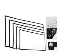 Schermo di proiezione HD 16:9 for ufficio, teatro, semplice tenda for proiettore, accessori for la camera da letto(2PCS 120 inch)