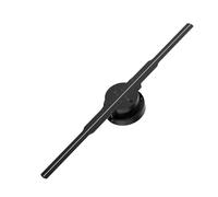 Schermo di proiezione olografico 3D con ventola WIFI, luce LED, telecomando, display pubblicitario HD con immagini galleggianti, supporto APP Immagini senza bordi(42cm HD set)