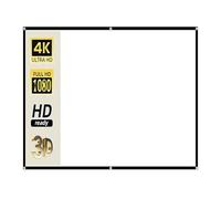 Schermo di proiezione pieghevole portatile ad alta densità con rapporto 16:9 Proiettore 1080P 3D 4K HD Film 60 72 84 92 100 120 150 pollici Ufficio Cinematografico(100 inch)