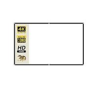 Schermo di proiezione pieghevole portatile ad alta densità con rapporto 16:9 Proiettore 1080P 3D 4K HD Film 60 72 84 92 100 120 150 pollici(92 inch)