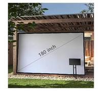 Schermo di proiezione portatile da 180 pollici 16:9. Personalizza la dimensione più adatta alla stanza for l'home theater 1080P 4K