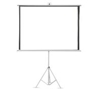 Schermo di proiezione portatile, Schermo for proiettore a parete con supporto a scomparsa Treppiede 4:3 60-72 pollici Nero Bianco Guadagno 1,2(White 4:3,60")