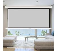 Schermo di proiezione portatile, Schermo for proiettore a scomparsa bianco 60/72 pollici 16:9/4:3(72 Inch 16:9)