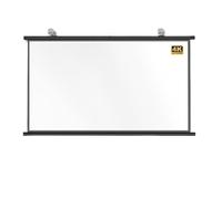 Schermo di proiezione portatile, Schermo for proiettore abbassabile Nero, dimensioni multiple 4:3 16:9(60 Inch 16:9)