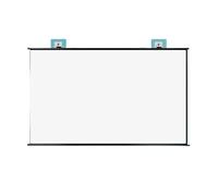 Schermo di proiezione portatile, Schermo for proiettore ad abbassamento manuale 4:3 16:9 Fibra di vetro bianca, dimensioni multiple(0.672916667,50")