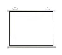 Schermo di proiezione portatile, Schermo for proiettore in metallo a discesa manuale, montaggio a soffitto, bianco, dimensioni multiple 4:3 16:9(0.16875,72")