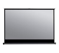 Schermo di proiezione portatile, Schermo for proiettore manuale a scomparsa da parete 30-50 pollici 4:3 16:9 4K Fibra di vetro nera(40"16:9)