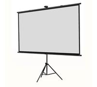 Schermo di proiezione portatile, Treppiede for schermo for proiettore, 2 pezzi, da parete, regolabile in altezza, nero, bianco, dimensioni multiple(Black,4:3 60in)