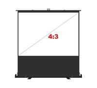 Schermo di proiezione pull up portatile universale da pavimento 60-100 pollici 16:9 4:3 for proiettore HD Facile riporre 4K 3D supportato(84 inch)