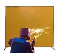 Schermo di protezione della saldatura con la tenda resistente al calore e il legame per la sicurezza della cabina di saldatura e della costruzione