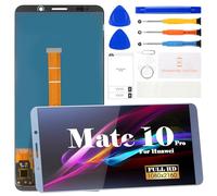 Schermo di ricambio per Huawei Mate 10 Pro, touch digitizer BLA-L09 BLA-L29, display LCD, montaggio completo, in vetro (blu, senza cornice)
