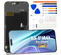 Schermo di ricambio per iPhone 15 Pro Max per iPhone 15 Pro Max Display LCD per A2849, A3105, A3106, A3108 Touch Screen Digitizer Assembly Kit di riparazione (nero)