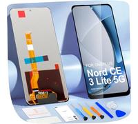 Schermo di Ricambio per OnePlus Nord CE 3 Lite 5G LCD Display 1+ Nord CE 3 Lite 5G CPH2467 CPH2465 Incell LCD Display Touch Screen Replacement Assemblato con Riparazione (Nior, senza Telaio)