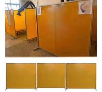 Schermo di saldatura autoportante con telaio e cinghia fissa per protezione della luce dell'officina