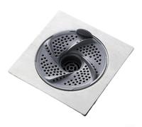 Schermo di scarico a pavimento con design a spirale per lavandino del bagno e scarico della doccia, per aiutare a prevenire problemi di scarico dei capelli nel tempo (grigio-6)