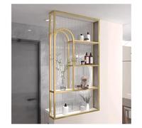 Schermo di vetro traslucido della privacy con gli scaffali, divisorio per ingresso, soggiorno, hotel e uso del ristorante