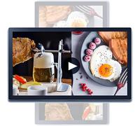 Schermo di visualizzazione di pubblicità di Digital per il menu e la promozione, tabellone per le affissioni fissato al muro del LED per i video e le immagini, posizionamento orizzontale e verticale