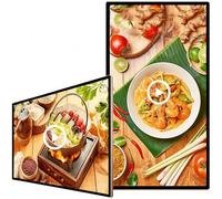 Schermo di visualizzazione di pubblicità digitale con lettore multimediale per ristoranti, caffè, saloni e negozi