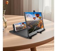 Schermo D'ingrandimento Telefono, Lente D'ingrandimento 3D Smartphone, Schermi D'ingrandimentos Universali Telefoni Cellulari Con Supporto, Supporto Tavolo Amplificatore Schermi Mobili