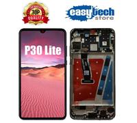 Schermo Display LCD Touch Huawei P30 Lite 48MP FRAME MAR-LX1A LX1M LX2J Nero
