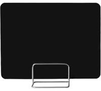 Schermo divisorio for scrivania da Ufficio in Acrilico - Protezione Contro Gli starnuti con Clip Mobile, divisore for postazione di Lavoro, deflettore for esami, Pannello(Black,40 * 30cm)