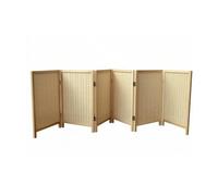 Schermo Divisorio In Bambù, Schermi For La Privacy Pieghevoli Su Entrambi I Lati, Divisori For Ufficio Parete Divisoria Indipendente, Blocca La Luce E Traspirante(6-panel,150x40cm)