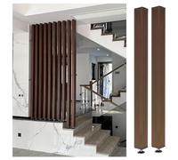 Schermo Divisorio In Legno For Ambienti, Colonna Decorativa Alta E Cava For Soggiorno, Ristorante, Ingresso Ufficio, Listelli Dal Pavimento Al Soffitto For La Privacy(100cm/39.3in/3.28ft)