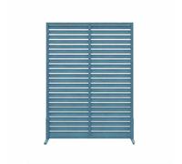 Schermo Divisorio In Legno For La Privacy, Decorativo Con Tubi E Listelli, Recinzione Giardino, Patio, Adatto Patii Balconi(Color-3,90x90cm)