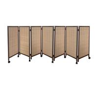 Schermo Divisorio Oscurante For La Privacy,stanze Corte Con Ruote,for La Separazione Tra Ufficio,dormitorio E Asilo(altezza:31,49/39,37/47,24 Pollici)(39.37 x 15.74in-7pcs)