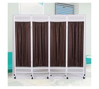 Schermo divisorio per la Privacy Medica, Schermo divisorio Pieghevole Regolabile su Ruote, separatore per la Privacy Medica per Centri terapeutici, Recinzione temporanea Portatile - Colore 3