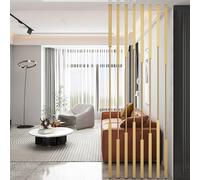 Schermo divisorio per la privacy, moderno divisorio per ambienti con piedino regolabile, 5/8 pezzi, colonna di separazione per paravento, decorazione per soggiorno e ufficio(8pcs-B,170cm/67in/5.6ft)