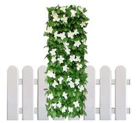 Schermo espandibile per pergola da giardino, recinto artificiale verde, recinto telescopico, foglie di vite, perfetto per patio, balcone, portico, cortile, cancello, parco, appartamento, parete