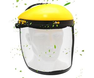Schermo Facciale Completo- Maschera Integrale Per Il Viso | Protezioni Decespugliatore Trasparente Fascia | Scudo Di Sicurezza | Equipaggiamento Protettivo Per Operatori Forestali, Arboricoltori