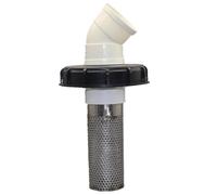Schermo filtrante per tubo da giardino, Schermo filtrante per barile d'acqua - Coperchio del filtro a rete per serbatoio 'acqua da un gallone | Set lavabile con tappo per schermo di ingresso 'acqua pi