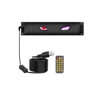 Schermo Flessibile A LED per Auto USB 5V Pannello Pixel Matrice RGB Modello Graffiti Testo Scorrevole Animazione Display con APP 16x64