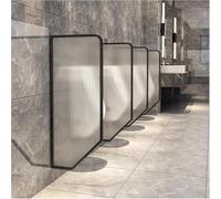 Schermo For La Privacy Dell'urina Da Uomo Da 1 Pezzo For WC Pubblico Con Telaio In Acciaio Inossidabile(5 Pcs)