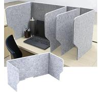 Schermo for la riduzione del Rumore, Parete divisoria for Tavolo da 60/80/100 cm, for Isolamento Acustico for Ufficio, Robusto e Durevole, Fibra di Poliestere,(100cm/39in)