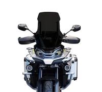 Schermo for parabrezza moto Deflettori antivento for Visiera trasparente per motociclette(Black add 5cm)