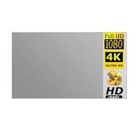 Schermo for proiettore 100 120 133 pollici 16:9 di proiezione portatile pieghevole in tessuto riflettente anti-luce grigio for la casa(110 inch)