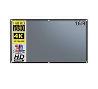 Schermo for proiettore 30-133 pollici grigio metallo anti-luce 16: 9 bordo nero portatile con fori schermo di proiezione for esterni for la casa, Una festa per gli occhi incredibile(72 inch)
