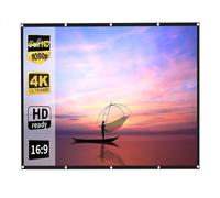 Schermo for proiettore abbattibile for esterni Schermo for proiezione pieghevole Curtainn 100 120 150 pollici Facile da montare Per Home Theater(84 inches 16:9)