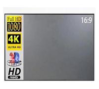 Schermo for proiettore di proiezione portatile pieghevole anti-luce 16:9 grigio metallo da 60-133 pollici for aule feste domestiche(84 inch)