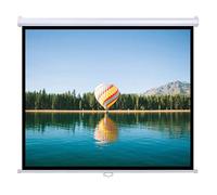 Schermo for proiettore estraibile, schermo di proiezione retrattile 16:9 da 60/72 pollici, manuale HD for interni ed esterni, for home theater, cinema, ufficio(72 inch)