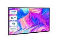 Schermo for proiettore HD portatile pieghevole con supporto Schermo for proiezione video di film,Antirughe(120 inch)
