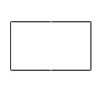 Schermo for proiettore morbido ad alta densità bianco senza pieghe supporto bifacciale per l'Home Cinema(150 inch)