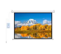 Schermo for proiettore motorizzato da 60/72″ con telecomando wireless, schermo cinematografico elettrico 4:3, telecomando, for home theater interno ed esterno(72 inch)