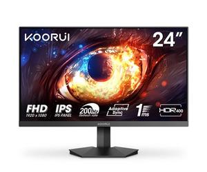 Schermo Gamer Koorui G2411P 23,8 IPS Full HD 200Hz HDR400 Adaptive Sync 2xHDMI DP Nero - Nouvo