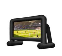 Schermo gonfiabile per proiettore, 4,9 m, portatile, per esterni, per feste in giardino, home cinema ed eventi sportivi