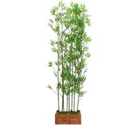 Schermo in Plastica Separe Divisorio Esterno Giardino Schermo Decorativo in bambù di Simulazione, Piante Artificiali Piante Finte Barriera per la Privacy del Separ(Size:40x18x18.5cm-8 Pole,Color:1m)