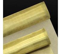 Schermo in rete metallica di rame, Filtro schermante elettromagnetico a rete in ottone giallo larghezza 1 m 20-400 mesh(Brass 30mesh)